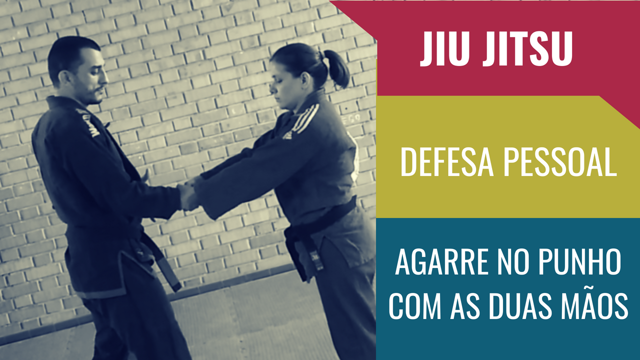 Defesa Pessoal Jiu JItsu Ribeirão Preto - Agarre no pulso com duas mãos