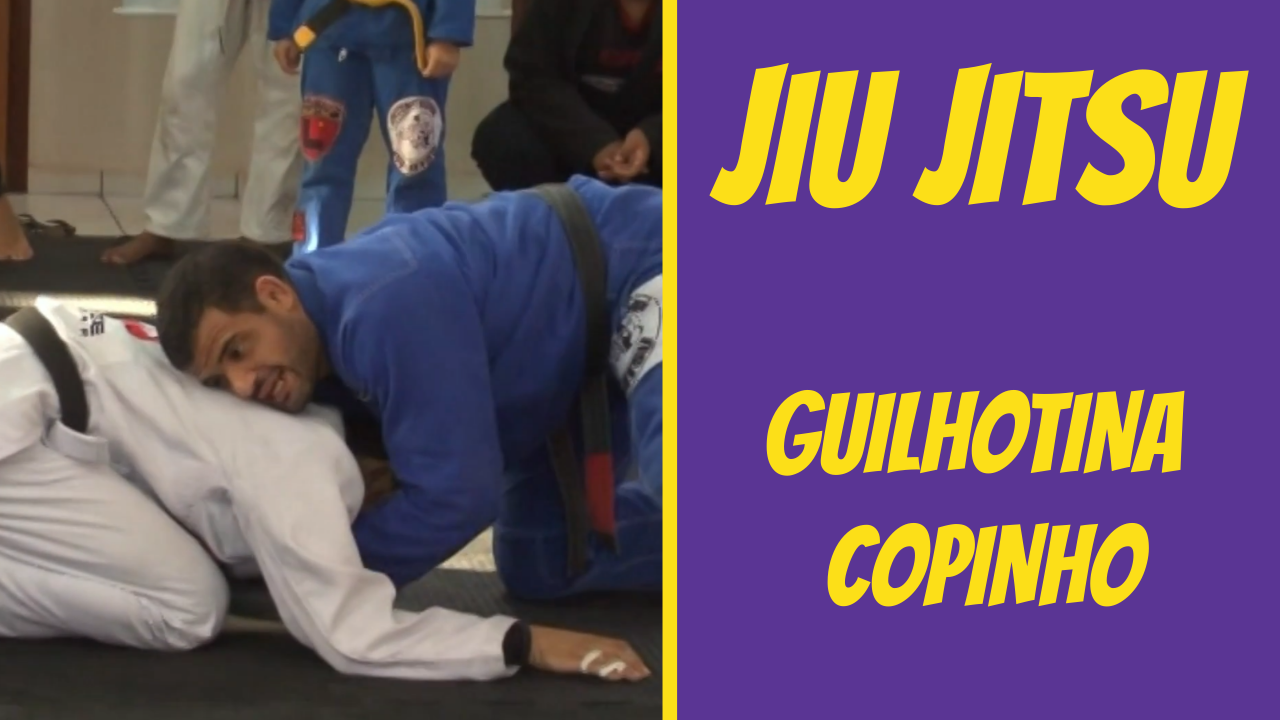 Professor Rodrigo Acioli mostra Guilhotina Copinho no jiu-jitsu