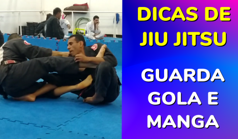 Dicas de jiu jitsu - prof. áqula demonstra técnica da guarda gola e manga