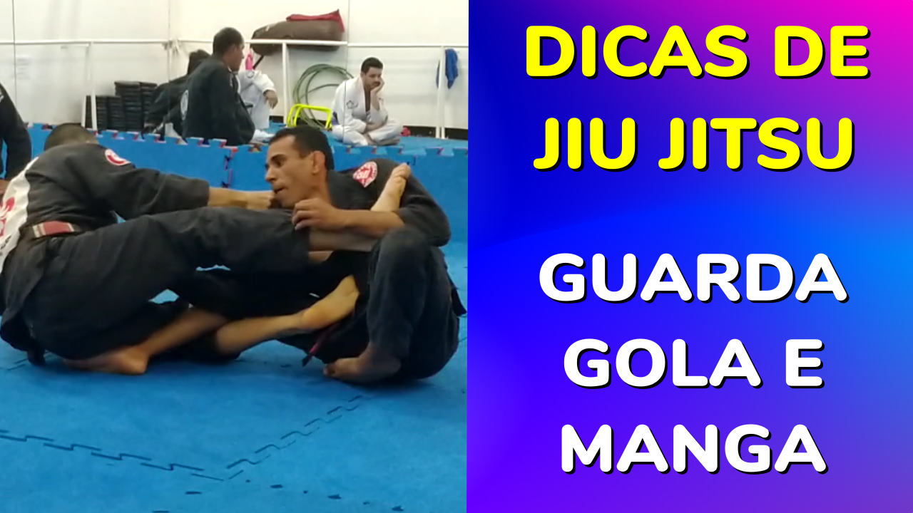 Dicas de jiu jitsu - prof. áqula demonstra técnica da guarda gola e manga